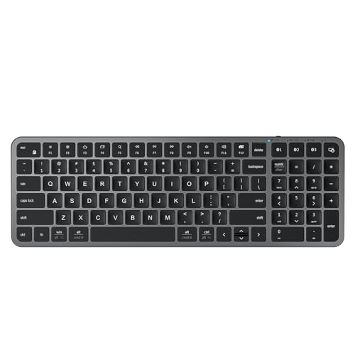 Bluetooth Keyboard With Numeric Keypad - Multi-Device Support, Stable Connection, Compact Design, Enhanced Typing Experience, Perfect For Macbook, Ipad, And Windows Laptops