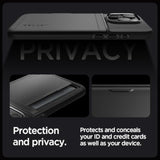 Spigen Slim Armor CS Designed for iPhone 15 Pro Case (2023) [Military-Grade Protection] - Black