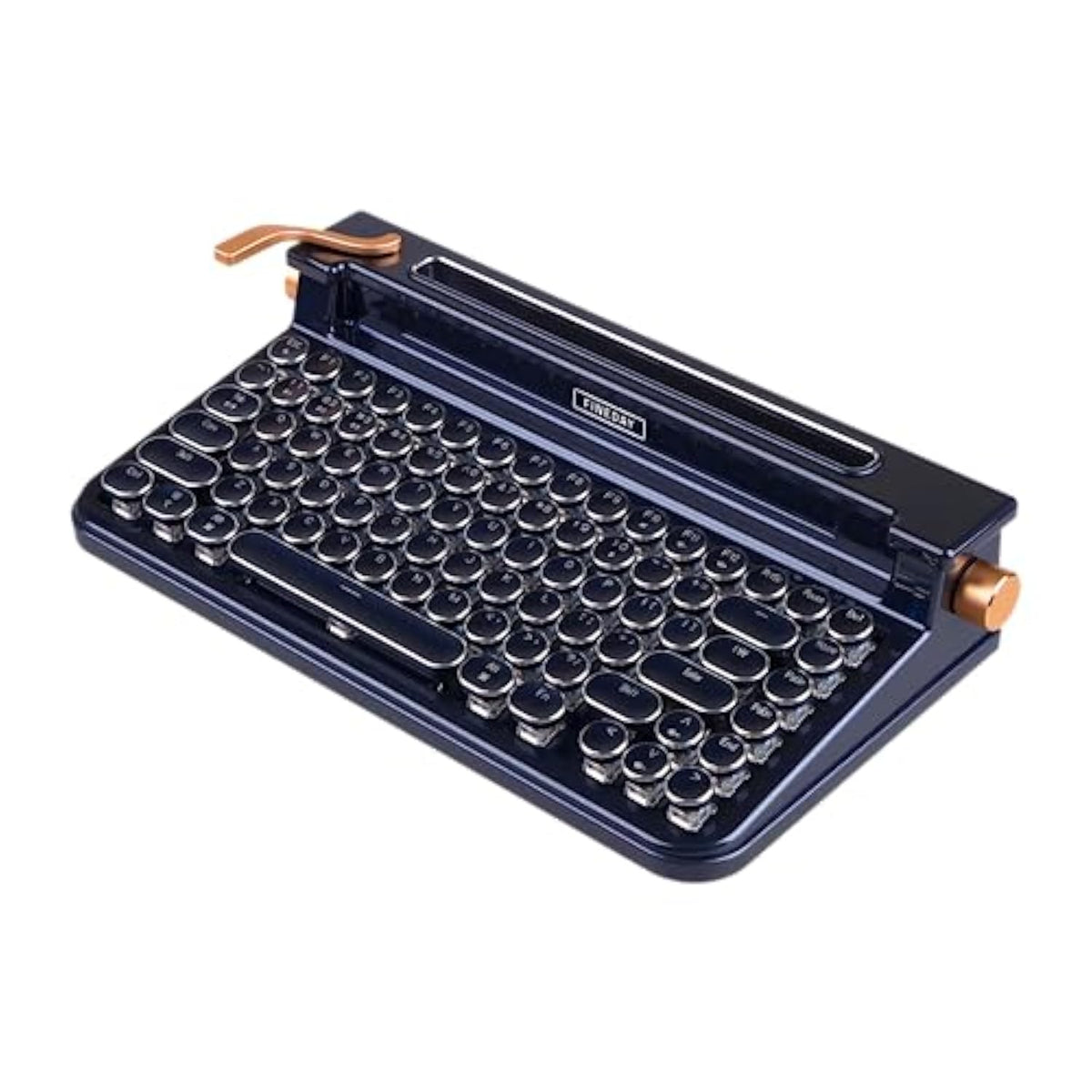 Keyboard 3.0, Blue Switch, Retro Wireless Mechanical Keyboard, Typewriter Desi