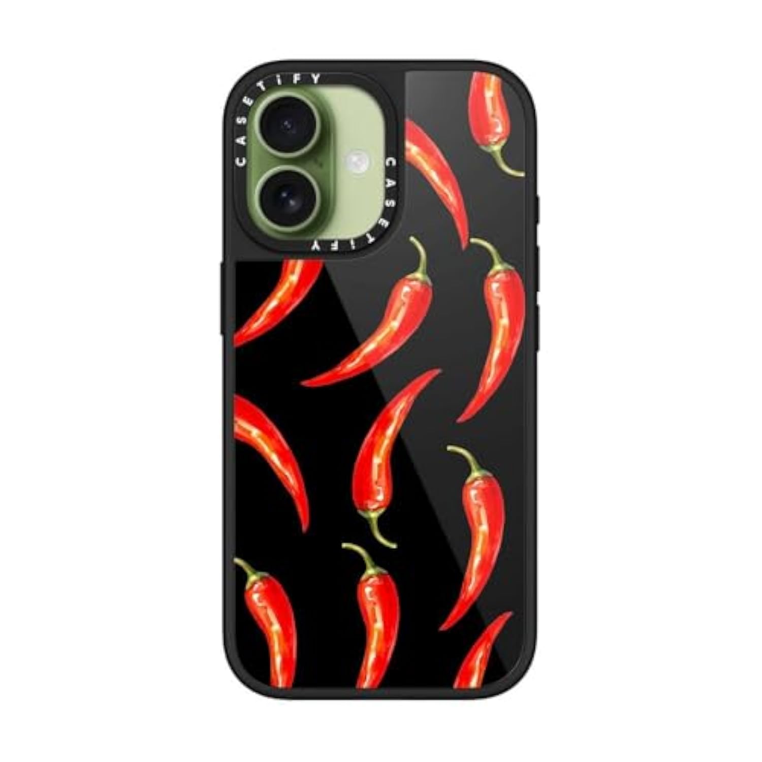 Glaze Iphone 17 Case [Glossy Finish/Compatible With Magsafe / 4.9 Ft. 1X Military Grade Drop Protection] - Chilli - Black