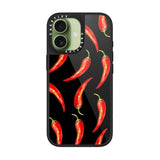 Glaze Iphone 17 Case [Glossy Finish/Compatible With Magsafe / 4.9 Ft. 1X Military Grade Drop Protection] - Chilli - Black