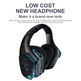 G933 Mesh Fabric Ear Pads And Headband Replacement Ear Cushions Compatible With Logitech G933 G935 G633 Headphones Comfort Memory Foam Earmuffs Replacement Earpads Ear Cups Cover Repair Parts (Black)