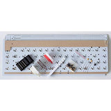 Nibble 65% 72 Key Programmable Qmk Mechanical Keyboard Kit (White)