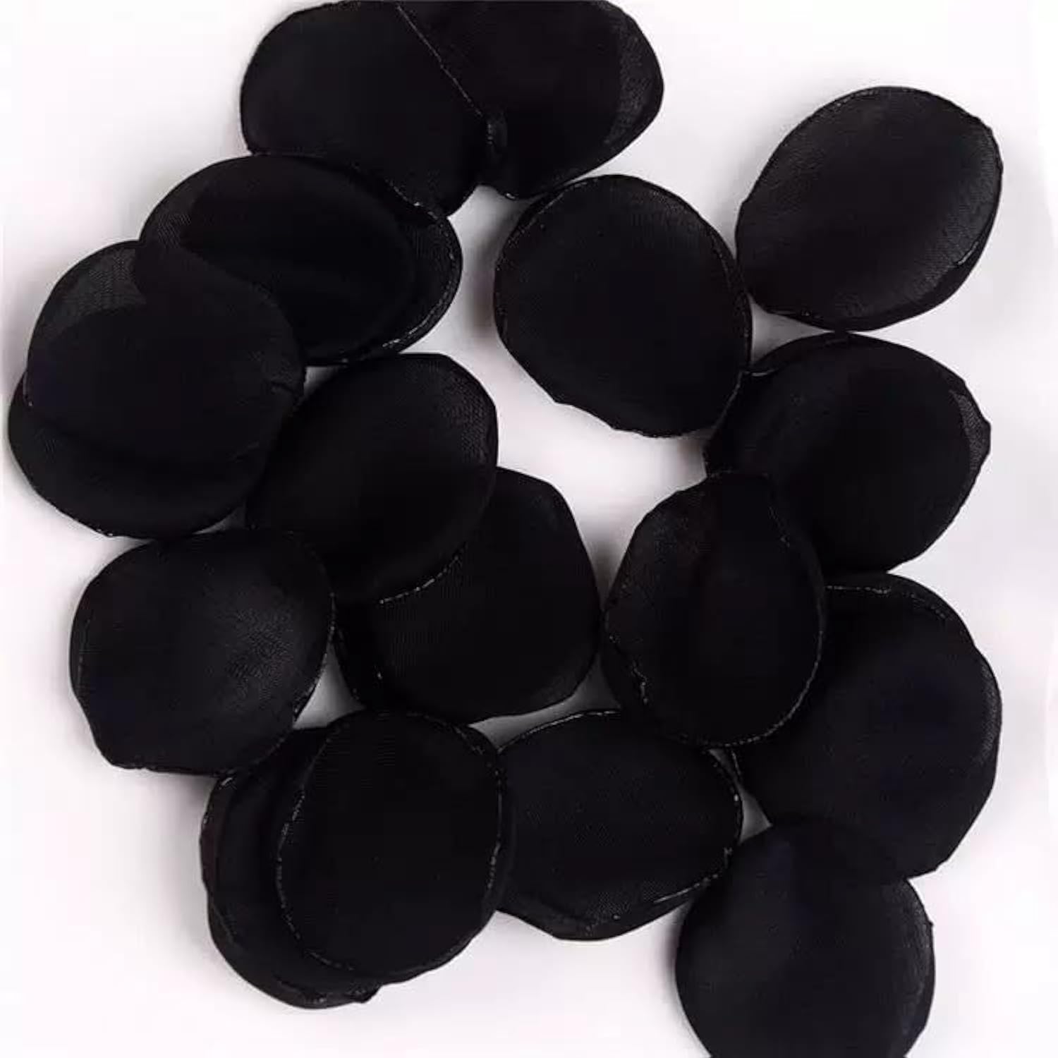 200Pcs Artificial Flower Petals Silk Rose Flower Petals For Valentine'S Day,Flower Petals To Throw At Wedding, Flower Girl, Dinner Table Centerpieces(Black)