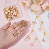 35Pcs 7 Styles Bow Keychains Party Favors Bowknot Key Chains For Women Pink Cute Bow Bag Charm Purse Accessories Gifts Supplies For Birthday Party Decorations Daily Use Handbag Backpack