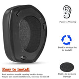 Cooling Gel Ear Pads Cushions Compatible With Sennheiser Rs175/Rs185/Rs195/Rs165, Hdr175/Hdr185/Hdr195/Hdr165/Tr175 Headphones Replacement Earpads With Ice Silk Fabric Added Thickness
