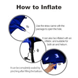 40" Navy Blue Number 7 Balloon: Large Foil Mylar for Boy Birthday/Graduation