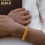 Bible Verses Bracelets Christmas Religious Silicone Bracelets Rubber Bible Verses Wristbands Inspirational Silicone Wristbands Stretch Unisex Wristbands For Men Women Teens Party