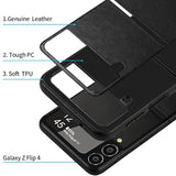 Samsung Z Flip 4 Genuine Leather Case