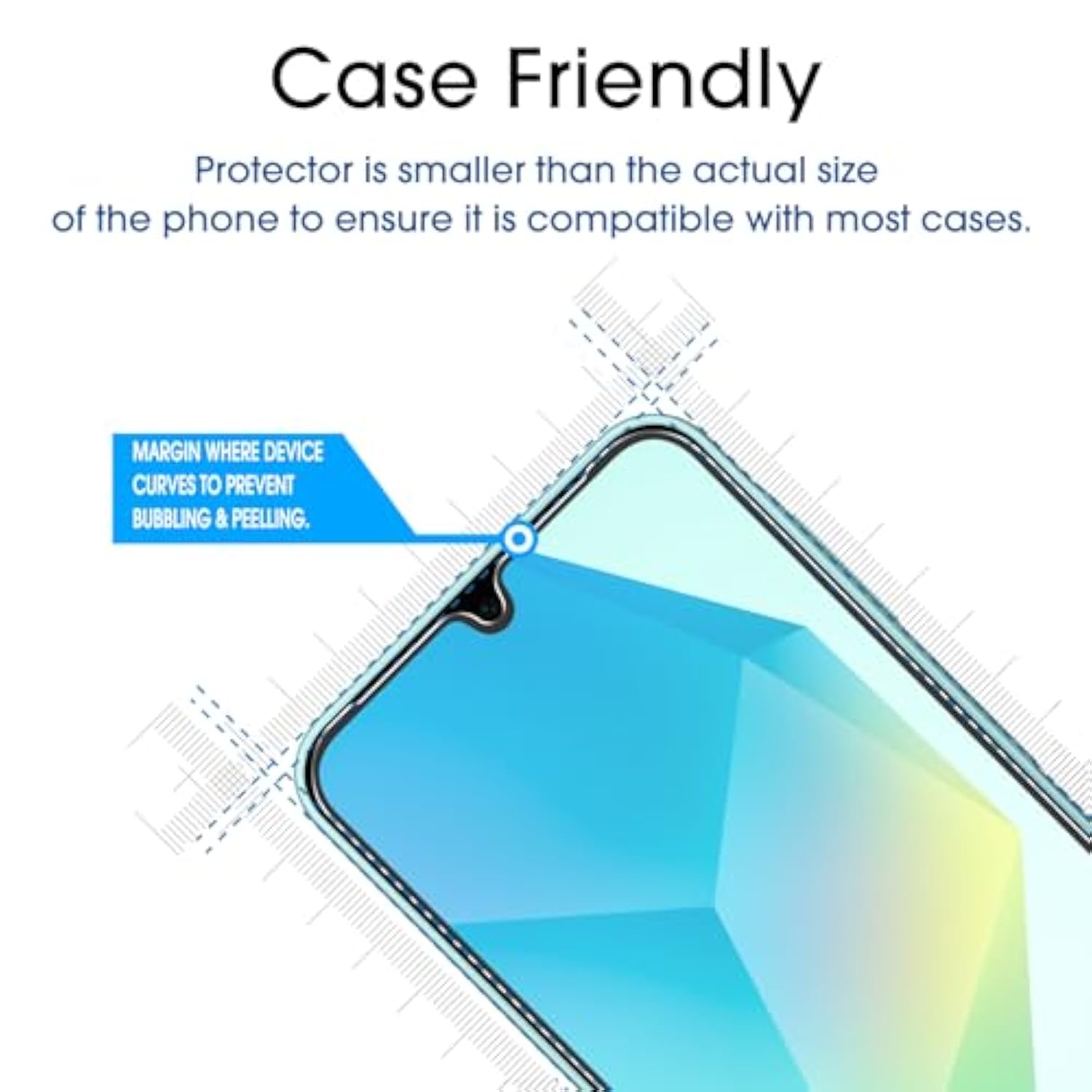 amFilm 3 Pack Tempered Glass Screen Protector Compatible with Samsung Galaxy A16 5G 6.7" with Easy Installation Kit, Case Friendly, Bubbles-Free