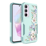 for  Galaxy A35/A55 5G Case: Cute Flowers Floral Design for Girls Women Slim Soft TPU Bumper Shockproof Silicone Cell Phone Cover A35 A55