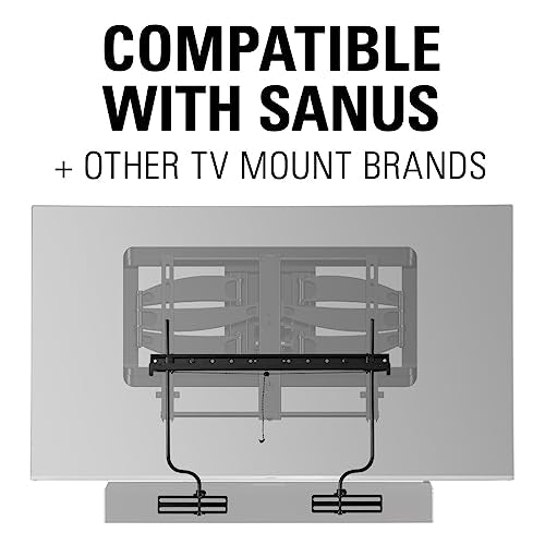 Soundbar Mount For TV Mount Bracket - Height & Depth Adjust, Moves In-Sync With TV, Supports Sound Bars Up To 20 lbs - SASB1-B1