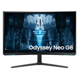 32" Odyssey Neo G8 (G85Nb) 4K Uhd 240Hz 1Ms G-Sync 1000R Curved Gaming Monitor, Quantum Hdr2000, Amd Freesync Premium Pro, Matte Display, Displayport, Black & White, Ls32Bg852Nnxgo