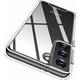 For Samsung Galaxy S21 Plus Case, Crystal Clear Shockproof Protective Durable Slim Fit Phone Cover For Samsung S21 Plus With Transparent Hard Pc Scratch-Resistant Back & Soft Silicone Edge