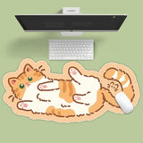 Kawaii Desk Pad Cat Mouse Pad Large Size, Kawaii Desk Cccessories Gaming Mousepad Kawaii Room Decor For Girls