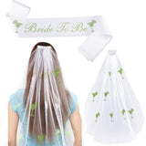 Margs And Matrimony Bachelorette Margarita Party Decoration Bride To Be Sash With Bachelorette Veil And Sash For Matrimony Bridal Shower Gift Wedding Supply