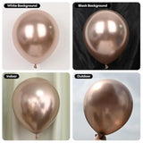 60PCS Dusty Blue Gold Balloons 12in Baby Blue White for Shower Birthday Wedding