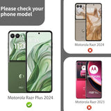 For Motorola Razr Plus Ultra 2025/ Razr Plus 2024 Screen Protector, 2 Pack Soft Tpu Screen Protector + 1 Pack Front Screen Protector + 2 Pcs Metal Camera Lens Protector, Anti-Scratch, Case Friendly