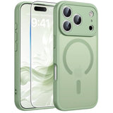 Translucent Mint Green MagSafe Case for iPhone 17 Pro Max