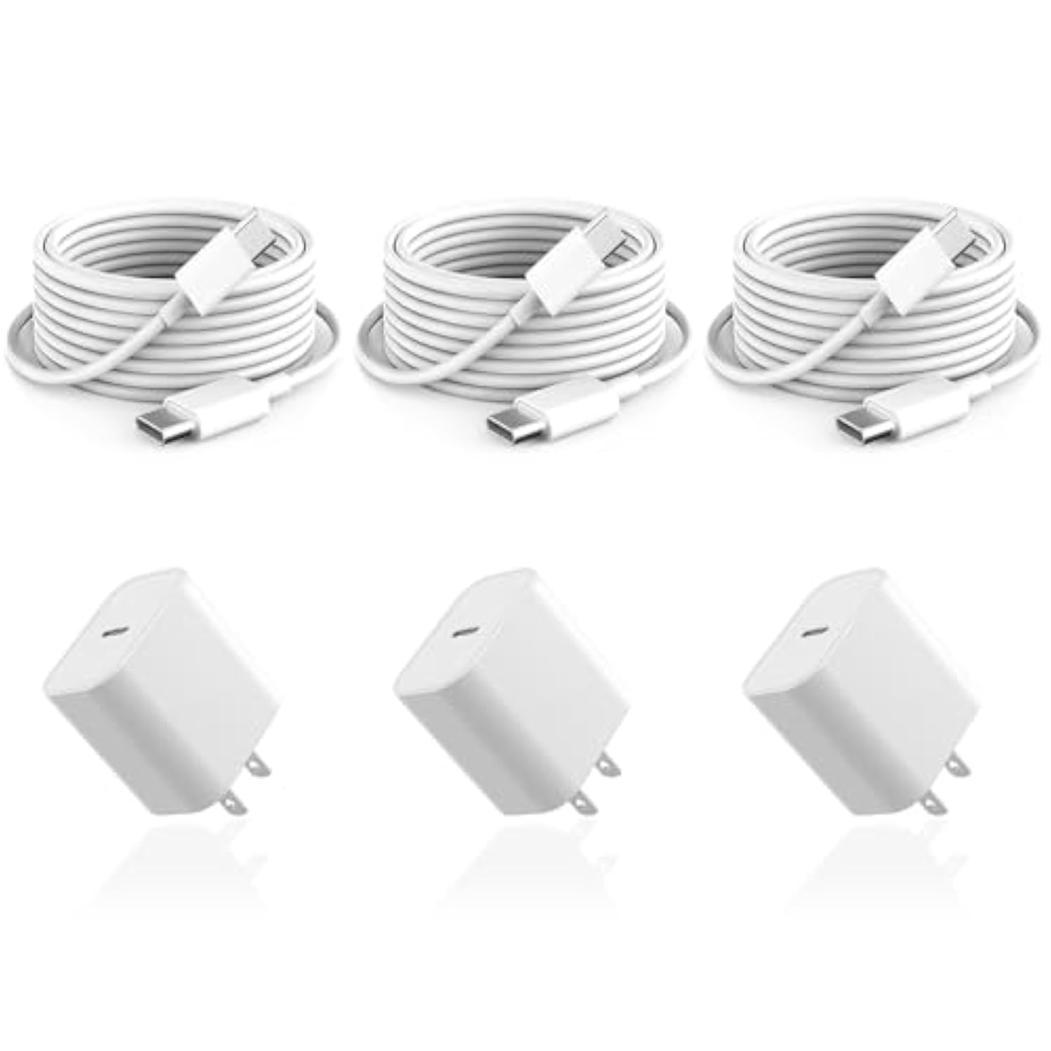 For Samsung Super Fast Charger,Samsung Charger Fast Charging Block,3Pack 20W Usb C Wall Charger,10Ft Quick Usbc Cable For Samsung Galaxy S20 Ultra/S24/S23/S22/S21/S20/A14/A54/Z Fold 6/5/Z Flip 6/5