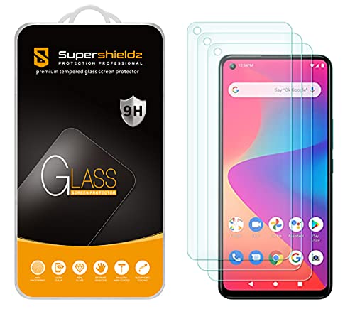 (3 Pack) Designed for BLU V91 Tempered Glass Screen Protector, Anti Scratch, Bubble Free