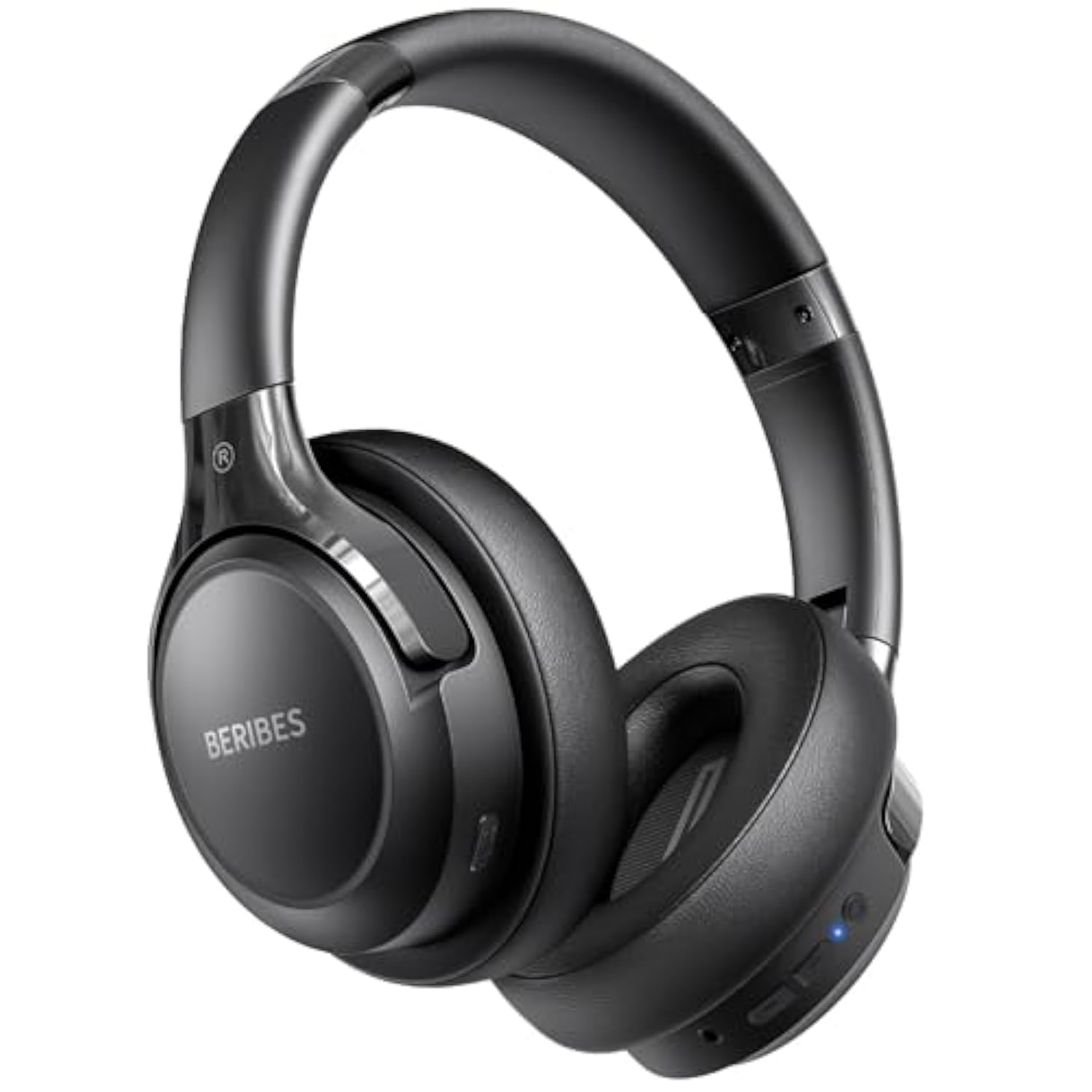 Bluetooth Headphones Over Ear, 65H Playtime And 6 Eq Music Modes Wireless Headphones With Microphone, Hifi Stereo Foldable Lightweight Headset, Deep Bass For Home Office Cellphone Pc Ect.