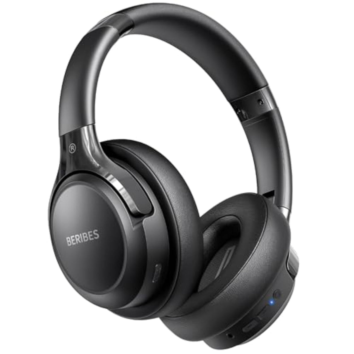 Bluetooth Headphones Over Ear, 65H Playtime And 6 Eq Music Modes Wireless Headphones With Microphone, Hifi Stereo Foldable Lightweight Headset, Deep Bass For Home Office Cellphone Pc Ect.