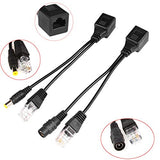 Passive Poe Injector 6 Pairs Poe Splitter Kit Passive Poe Injector And Poe Splitter Kit With 5.5X2.1 Mm Dc Connector Rj45 Power Over Ethernet