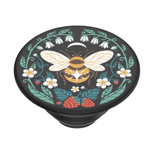 Adhesive Phone Grip, Holder, Phone Stand, Bee - Bee Boho