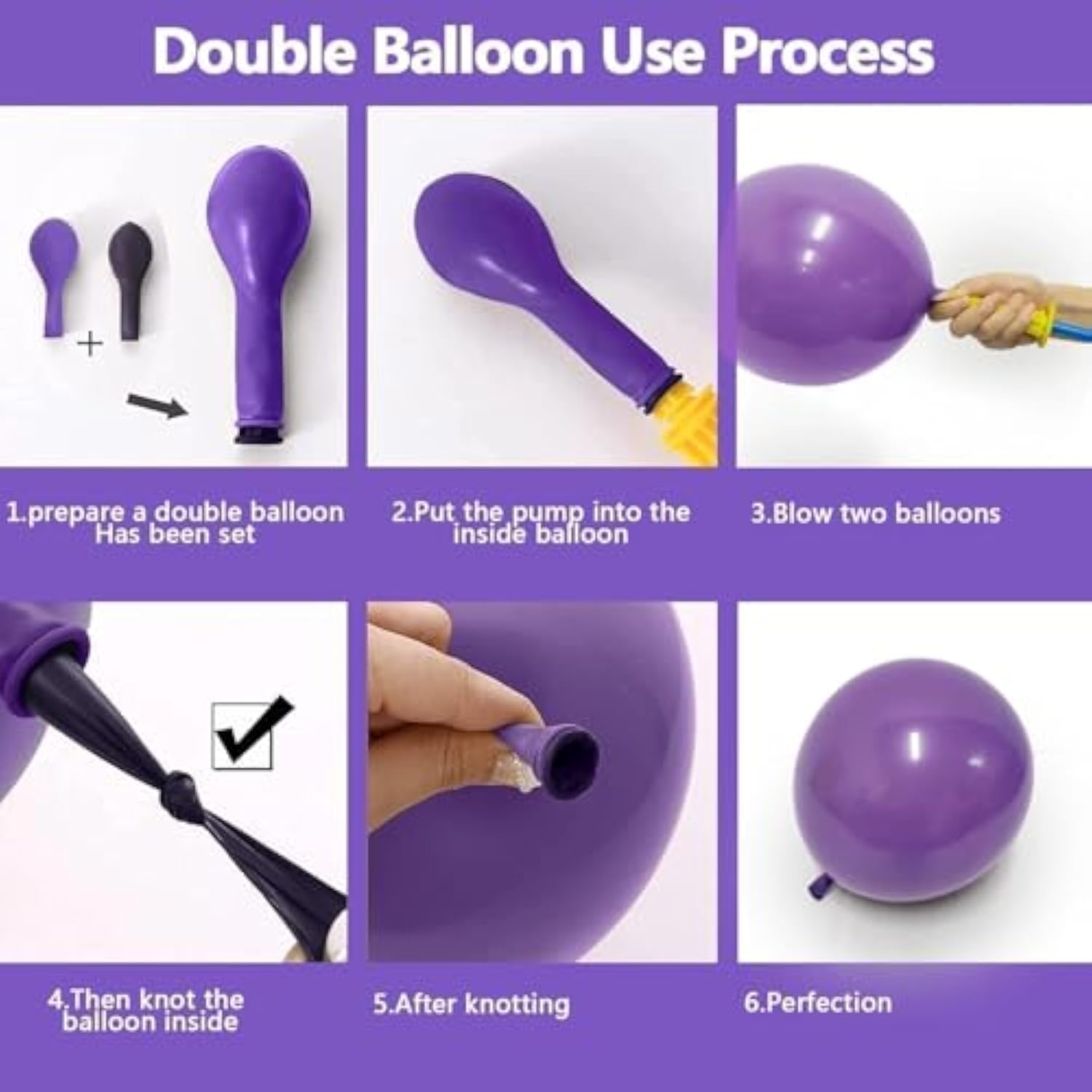 Black Purple Green Balloons Arch Kit Double Stuffed Halloween Gothic Vampire Party Decor