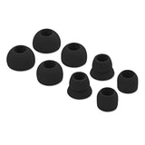 8Pcs Powerbeats 2 Replacement Earbuds Ear Tips Compatible With Beats By Dr Dre Powerbeats 2 Powerbeats 3 Wireless Stereo Earphones (Black)