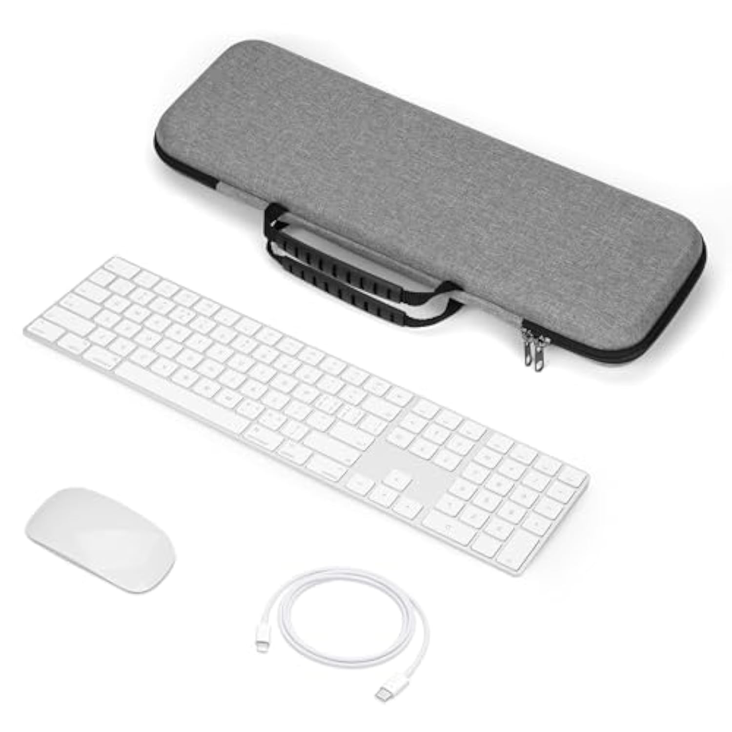 Geekria Hard Carrying Case Compatible with APPL Magic Keyboard Numeric Keypad