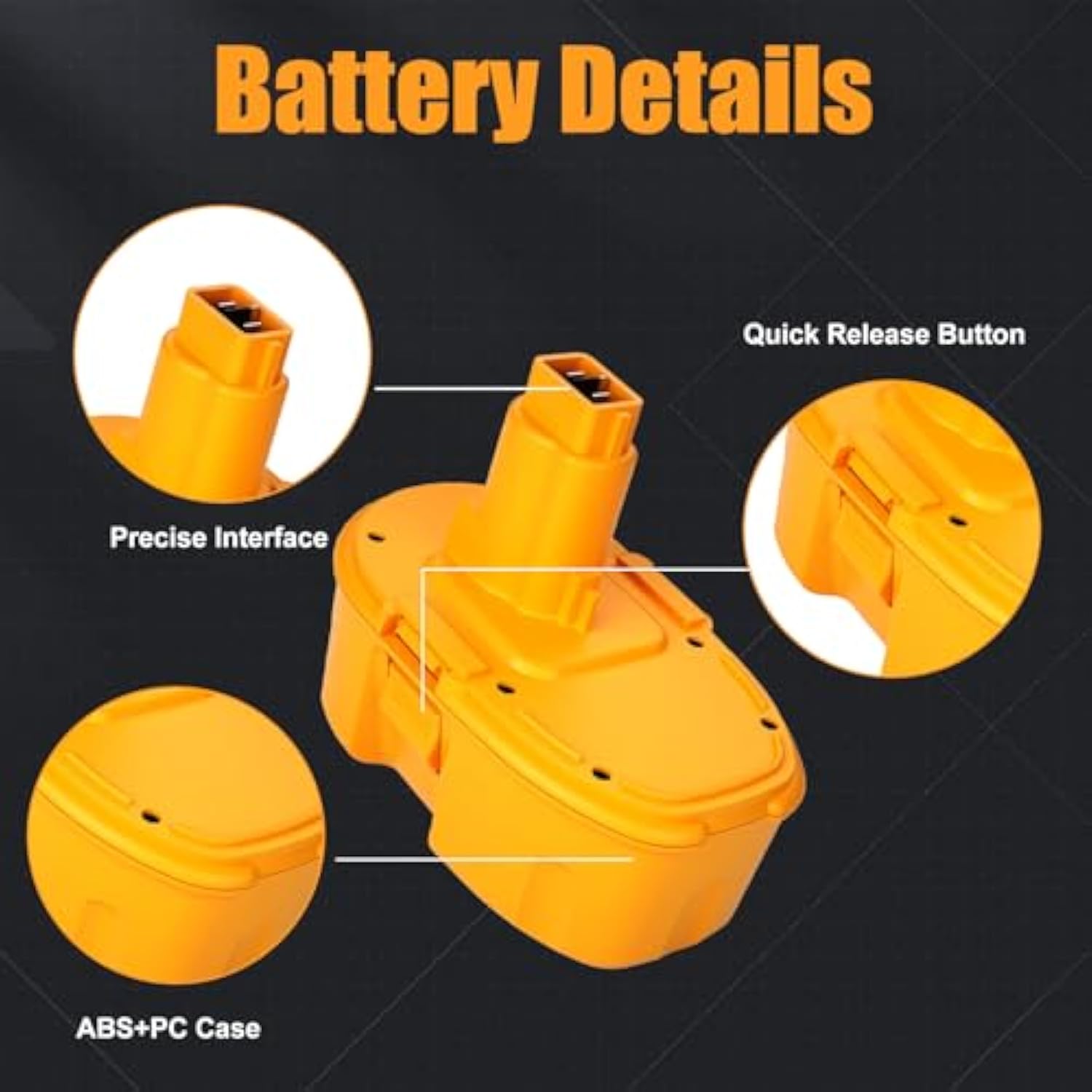 2Pack 4500Mah Replacement For Dewalt 18V Battery Compatible With Dewalt 18 Volt Xpr Battery Nimh Dc9098 Dc9096 Dc9099 Dc970 Dw9095 Dw9096 Dw9098 Dw9099 De9039 De9095 Cordless Tools