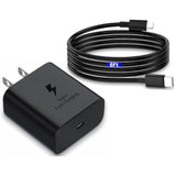 45W Super Fast Charger Usb C Wall Charger Block & 6Ft Type C Fast Charging Cable Cord Compatible With Galaxy S25/S24/S23/S22/S21/S20/Ultra/Plus/Fe,Note 20/10,Galaxy Tab S9,Z Fold/Z Flip,A54,A14