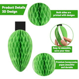 12Pcs Merry Christmas Honeycomb Ball Decorations Centerpieces For Tables Holiday String Lights Hanging Ceiling Sign Merry And Bright Party Supplies For Christmas Theme Birthday Baby Shower Party Favor