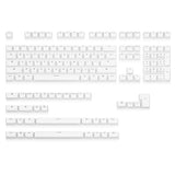 White Pudding Keycaps Backlit Pbt Doubleshot Cherry Mx Keyset Oem Profile For Us Uk Layout 61 68 84 87 104 108 Mx Switches Mechanical Keyboard(White)