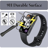 Murmure [3 Pack Screen Protector for HUAWEI Band 10 Smartwatch, HD Clear 3D Curved Anti-Scratch PET Soft Screen Protector Film,[Full Coverage] Touch Sensitive