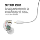 M6 PRO In Ear Monitor Headphones for Musicians, 2nd Gen Upgraded Sound, Memory Wire Earhooks & Replaceable Cables, Noise Isolating Professional
