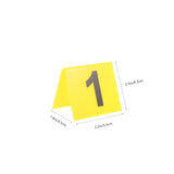 Reusable Acrylic Number Markers 1-20 Double-Sided Table Numbers For Restaurant Cafe Party Evidence Markers Compact Size Design