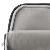 Leather Laptop Sleeve, 15.6" Portable Monitor Carrying Bag, Slim Protective Laptop Case Waterproof Durable For 13-15.6 Inch Laptops, Graphite Black