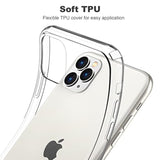 Compatible With Iphone 11 Pro Max Case Clear, Transparent Soft Shockproof Protective Slim Thin Bumper Cover Phone Case- 6.5 Inch