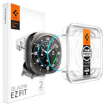 Spigen Tempered Glass Screen Protector [GlasTR EZ FIT] designed for Galaxy Watch Ultra - 2 Pack