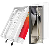 Tempered Glass Screen Protector For Samsung S24 Ultra, [Auto Dust-Elimination Installation],[Military Grade Protection],Fingerprint Unlock Bubble Free For Galaxy S24 Ultra 6.8Inch (2-Pack)