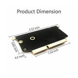 Replacement M.2 Nvme Ssd Convert Adapter Card Upgrade For Macbook Pro 13 Inch With Retina Display A1708 (Late 2016 Mid 2017)
