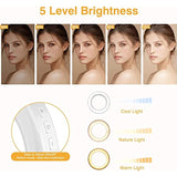 Clip On Ring Light, Rechargeable 60 Led Selfie Ring Light For Phone, Laptop, Tablet (3 Models, 5 Level Brightness)