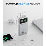 145W Laptop Power Bank, Pd 3.1 25,000Mah Fast Charging Portable Charger With 240W Type C Cable, Usb C 3-Port With Digital Display Travel Outdoor Charger For Iphone, Dell, Macbook, Galaxy