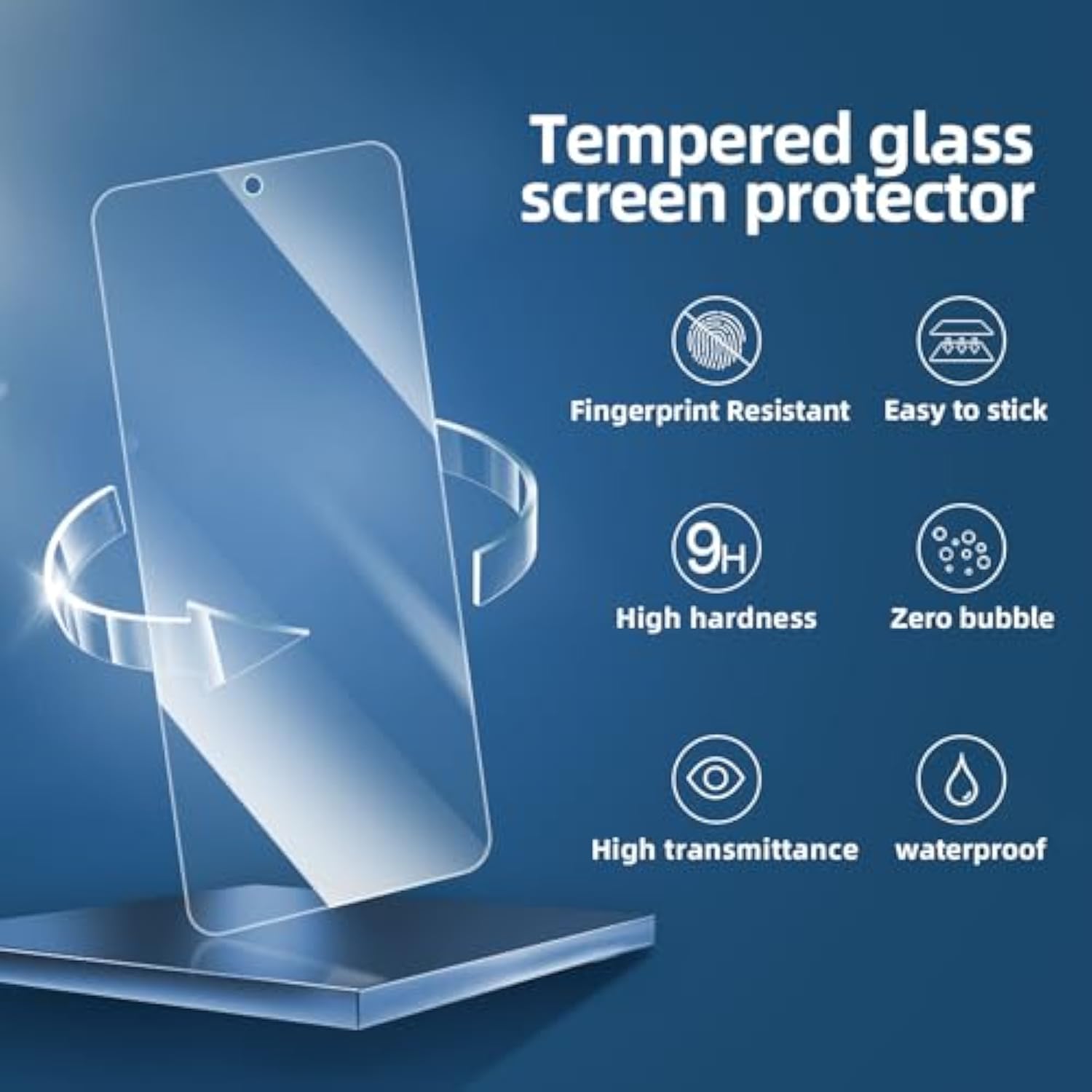 3-Pack Google Pixel 8 Pro Tempered Glass Screen Protector Anti-Scratch