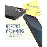 Iphone 13 Magnetic Case - Gripmunk Compatible With Magsafe [Lightweight + Protective] Slim/Thin Grip Cover With Microfiber Lining For Apple Iphone 13 - Black Tie Affair