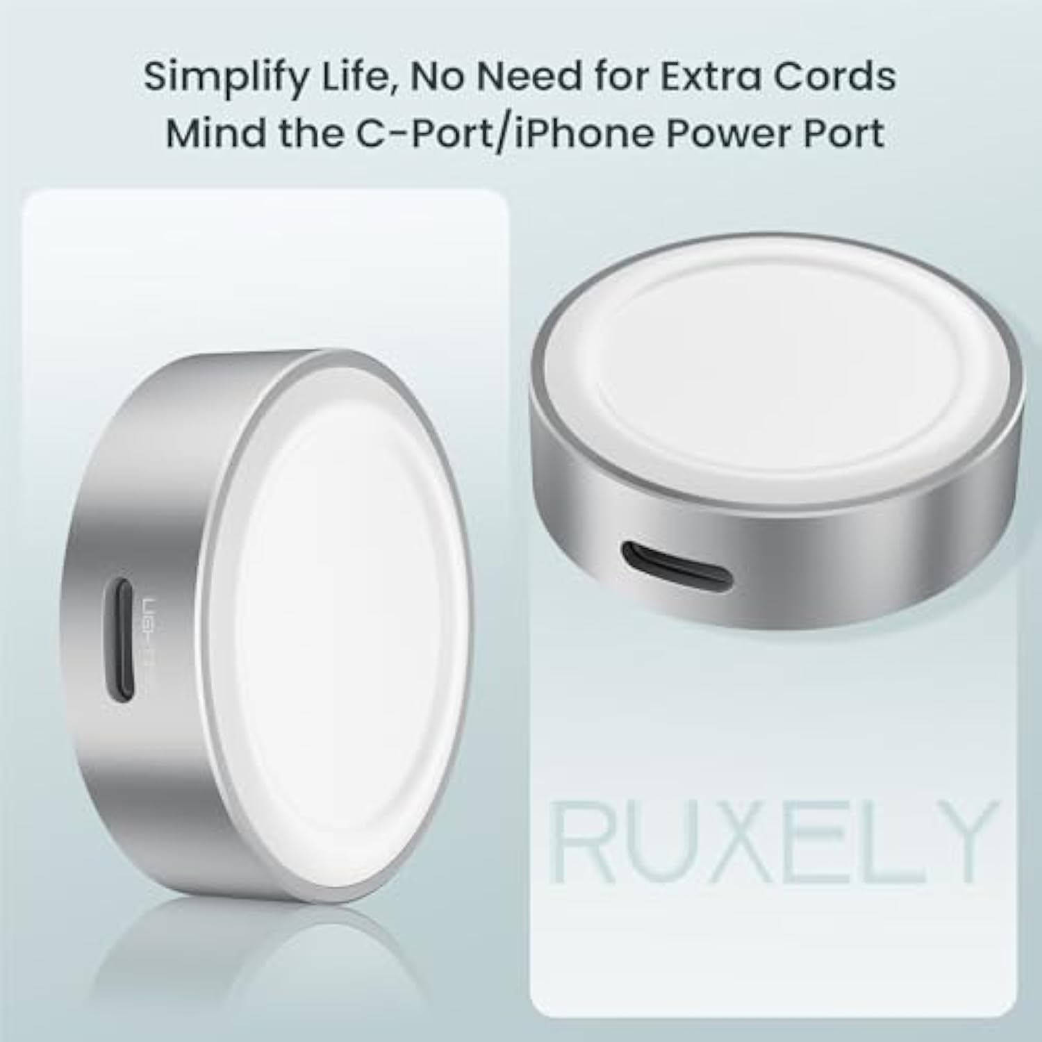 Magnetic Apple Watch Charger Adapter with USB-C Fast Charging for All Series