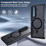 Magnetic For Samsung Galaxy Z Fold 7 Case [Compatible With Magsafe] Translucent Matte Phone Case Samsung Z Fold 7 Slim Shockproof Women Men Protective Cover For Galaxy Z Fold7 2025, Black